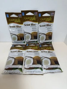 6 California Scents Duftblock Capistrano Kokos Auto Lufterfrischer Block SET 2F - Bild 1 von 5