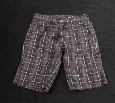 The North Face Board Shorts Womens 4 Plaid Multicolor Drawcord Swim Trunks - Image 1 of 4