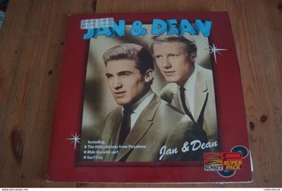 JAN & DEAN DOUBLE LP HOLLANDAIS ROCK N ROLL SURF (BEATLES) VALEUR+ - Photo 1/4