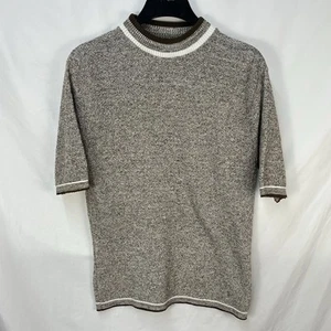 VINTAGE 70S PURITAN KNIT T SHIRT SIZE M DISCO MOD - Picture 1 of 5