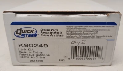 QuickSteer K90249 Suspension Stabilizer Bar Link Kit 2651403 (Pack Of 2) - Image 1 of 4