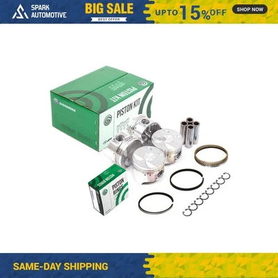 Pistones con anillos aptos para Suzuki Swift 1989-1994 1,3 L DOHC 16V Foto 1 de 4