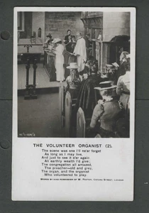 0Ca 1904 Postkarte Oxford London The Volunteer Organist Poem - Bild 1 von 1