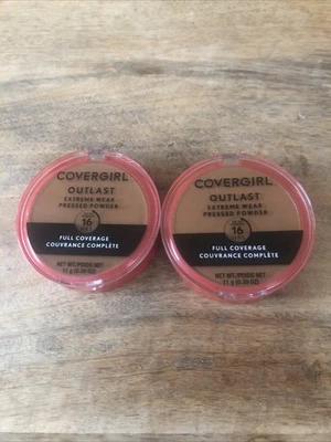 (2) COVERGIRL Outlast Extreme Wear Pressed Powder, 870 Toasted Almond - Image 1 of 4