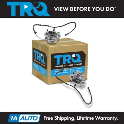 TRQ Front Wheel Hub Bearings Set For 2000-2004 Ford F-150 2004 F-150 Heritage - Image 1 of 4