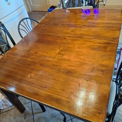 Ralene oak dining table With butterfly Leaf  - Image 1 of 2