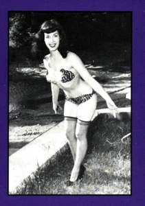 Betty/Bettie Page Vintage Erotic Pinup lingerie Trading Card - Picture 1 of 2