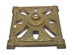 BASE LAMPADA DA PAVIMENTO DECORATIVA IN METALLO FUSO VINTAGE - Foto 1 di 5