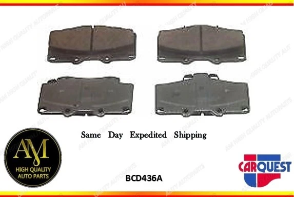 *Front Brake Pad BCD436A Ceramic for 89-91 Toyota 4 Runner - Imagem 1 de 1
