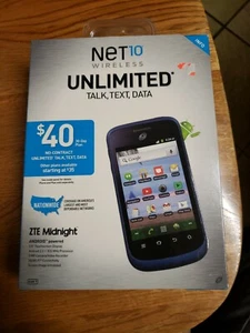 ZTE Midnight Z768G Net 10 Smartphone - Picture 1 of 4