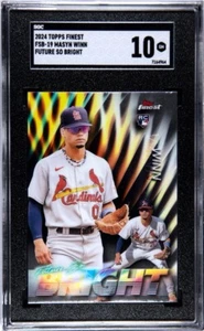 Masyn Winn 2024 Topps Finest Future So Bright SGC 10 GRADI - Foto 1 di 2