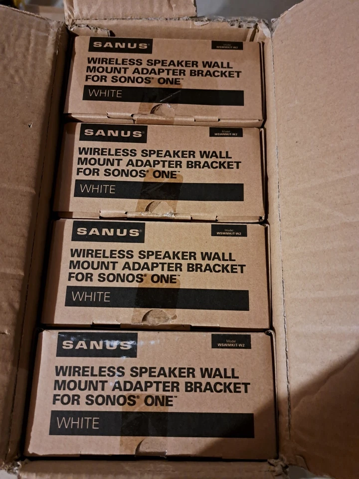 1x SANUS wswmkit-w2 Adapter Bracket for the SANUS Wireless Speaker Wall Mount - Image 1 of 1