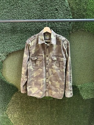 Camisa vintage Eddie Bauer camuflaje abotonada mediana Foto 1 de 4