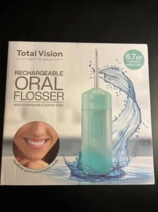 Total Vision Rechargeable Oral Flosser 6.7 oz Capacity Water Tank - Picture 1 of 6