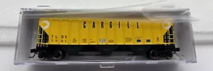 Tolva cubierta Athearn Cargill PS 4427 3 bahías escala N TLDX #7361 NS CSX BNSF KCS - Imagen 1 de 10