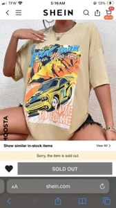 Medium Oversized Graphic Tee - Picture 1 of 1