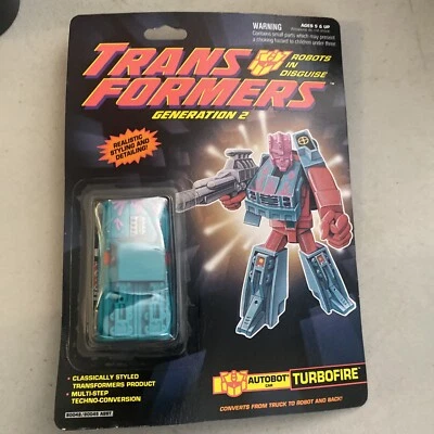Transformers Generation 2 G2 AUTOBOT TURBOFIRE Brand New Never Opened MOSC RARE - Image 1 of 4