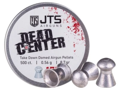 JTS Airguns 500 Count DEAD CENTER Domed 4.5mm .177 Caliber 8.7gr Pellets