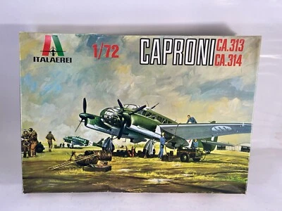 ITALAEREI 1/72 WWII CAPRONI CA 313 314 MODEL KIT montaggio VINTAGE ITALERI OLD - Immagine 1 di 4
