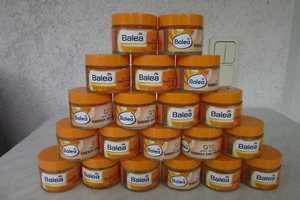 20 Stück leere 50ml Balea Glas Tiegel Dosen für Gel Creme gereinigt - Bild 1 von 4
