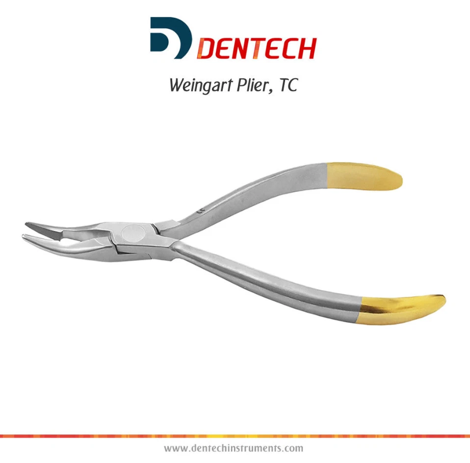 DENTECHUK Orthodontic Weingart Pliers Instrument Distal Arch Wire Bending Placing Holding