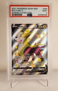 2021 Pokemon SWSH Black Star Promo #85 Boltund V PSA 9 - Bild 1 von 2