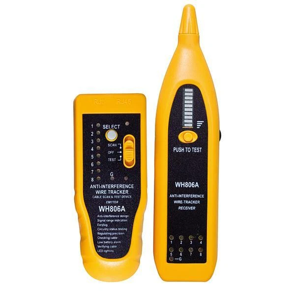 LIFE 45.TE031 TESTER ETHERNET PER RJ11/45 con funzione SONORA DI RICERCA CAVI - Immagine 1 di 1