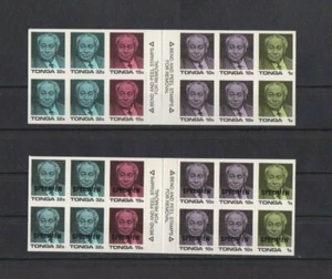 Tonga 1987  Coronation King Taufa`ahau Tupoi 1V x 2 Booklets inc Specimen MNH  - Picture 1 of 1