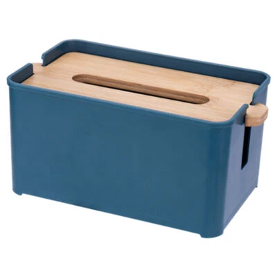 Facial Tissue Dispenser Box Holder Floating Cover Tissue Box for Bathroom - Image 1 of 4