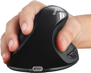 Ergonomic Mouse Wireless Mouse Type C Rechargeable Vertical Mouse Right Handed S - Picture 1 of 12