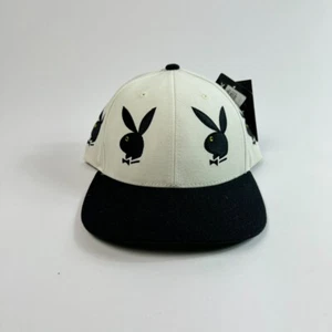 HUF X Playboy Rhinestone 6 Panel Snapback Embroidered Bunnies Mens Fashion Cap - Picture 1 of 1
