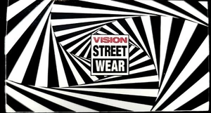 VISION STREET WEAR AUFKLEBER ""HYPNOTISIERTE VISION"" 4 X 21/4" GLÄNZEND! - Bild 1 von 1