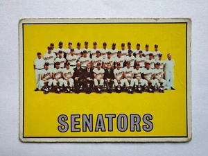 1967 Topps #437 Washington Senators Team Card - Picture 1 of 2