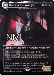 Dracula the Voyager Borderless NM Crimson Vow Magic the Gathering MTG - Picture 1 of 1