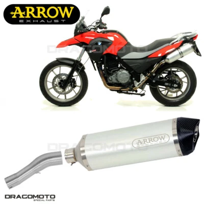 Scarico BMW G 650 GS 2013 2014 ARROW ALU Omologato CC Kat RACE-TECH Foto 1 de 4