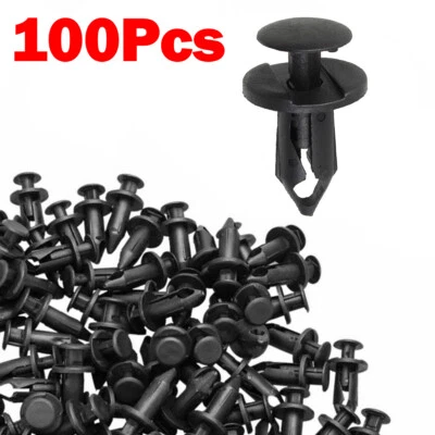 Remaches de carrocería de clips de parachoques de guardabarros de 100 piezas para Honda TRX450ER TRX450R TRX700XX TRX90X Foto 1 de 4
