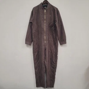 Houston White Unisex Flight Jumpsuit Culture Gorpcore Size M Brown Street Layers - Picture 1 of 11