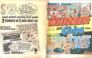 WHIZZER AND CHIPS. VINTAGE MAGAZINE 1986. PLUS ADVERTISEMENT FOR NUMBER 1. - Picture 1 of 6