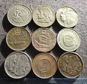 COMMEMORATIVE COINS OF POLAND (KOSCIUSZKO-SAIL BOAT-WOMAN-HERMASZEWSKI)- MIX 333 - Picture 1 of 6