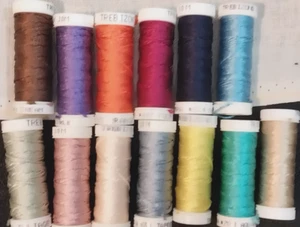 Lot(13) of Trebizond Silk Perle Needlepoint/Cross-stitch/hardanger - Picture 1 of 1