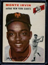 1954 Topps #3 Monte Irvin VG Lt. Wrinkle LOOK!