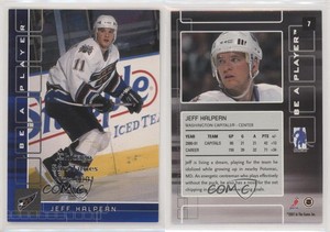 2001 ITG Be A Player Memorabilia Sapphire Chicago Sun-Times /10 Jeff Halpern #7