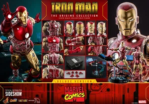 Hot Toys CMS08-D38 The Origins Iron Man Deluxe Diecast 1/6 Scale Figure On Hand - Bild 1 von 12