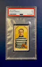 1911 C55 PADDY MORAN Imperial Tobacco hockey card -  PSA 3 (beauty!)