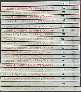 Grand Diplôme Cooking Course. Vol 1-20. 1972 Grolier. HB. G-VGC - Picture 1 of 24