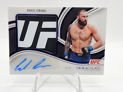 Paul Craig 3/6 Patch Autograph Immaculate UFC 2023 Amazing Patch! - Image 1 of 2