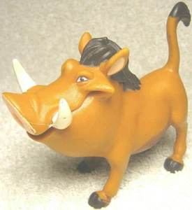 DISNEY LION KING PUMBAA WARTHOG 3 1/2" PLASTIC VINYL FIGURE - NICE - Picture 1 of 10