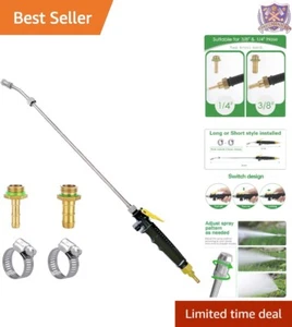 29" Stainless Steel Sprayer Wand with Shut Off Valve for Garden Hose Replacement - Picture 1 of 9
