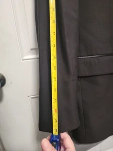Pronto Uomo 2 Piece Suit Mens Black Double Vented Wool Blend. Coat And Pants! - Picture 1 of 10