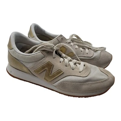 Zapatillas New Balance Mujer 6B Beige Dorado 620 J Crew Bajo Con Cordones Gamuza CW620JD2 Foto 1 de 4